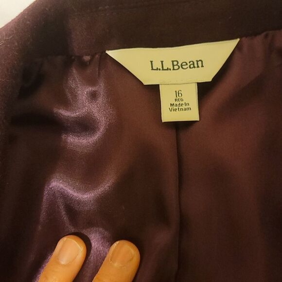 Ll bean wool Blazer size 16 - Picture 9 of 12
